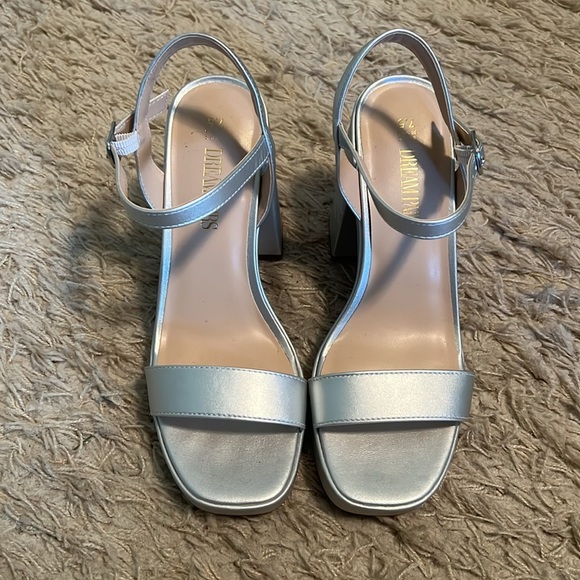 DREAM PAIRS Chunky Silver Platform - Picture 2 of 4